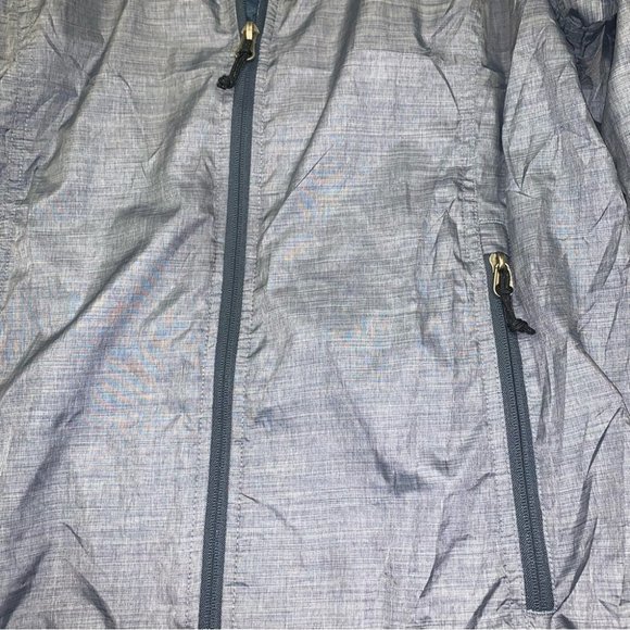 L.L. Bean "Casco Bay' Windbreaker Women's Size Small Blue/Grey Light Jacket NWOT - Picture 8 of 10